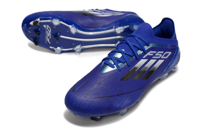 Adidas F50 Elite FG Firm Ground Soccer Cleats - Blue/Silver/Black