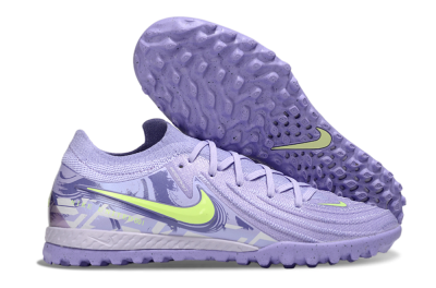 Nike Phantom GX 2 Elite TF Artificial Turf Soccer Shoes - Purple/Yellow