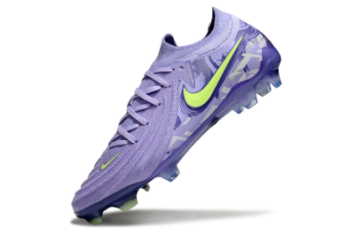 Nike Phantom GX 2 Elite FG Firm Ground Soccer Cleats - Purple/Yellow