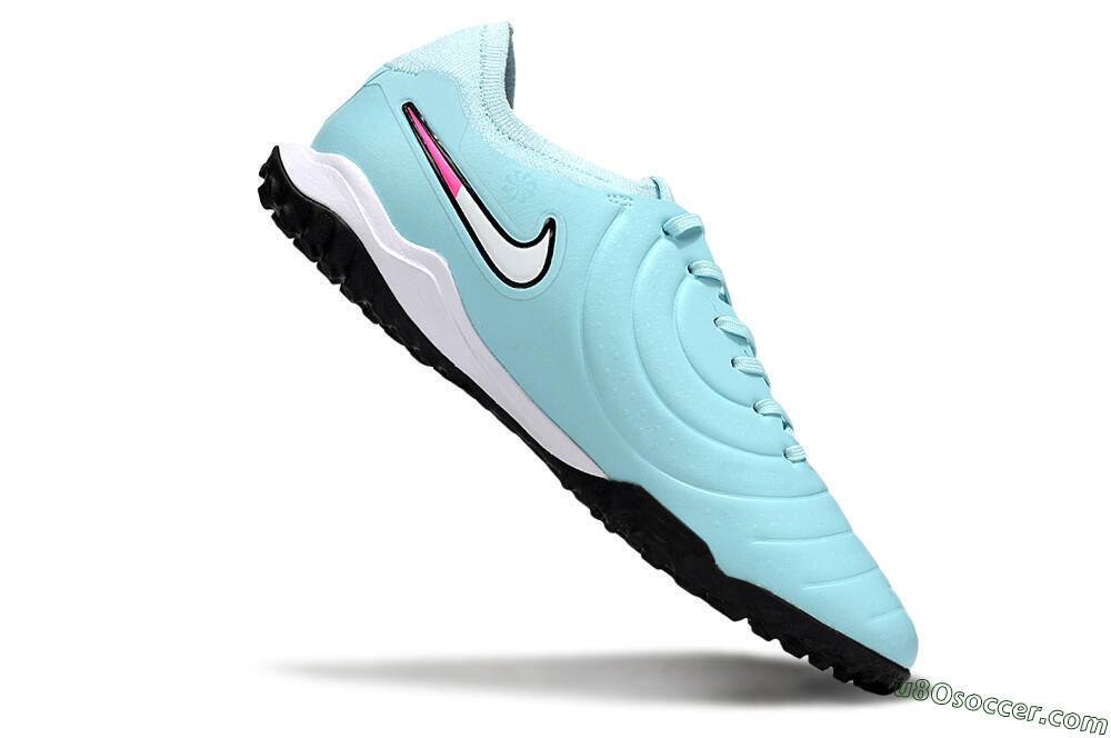 Nike Tiempo Legend 10 Pro TF Artificial Turf Soccer Shoes - Jade/White/Pink 4