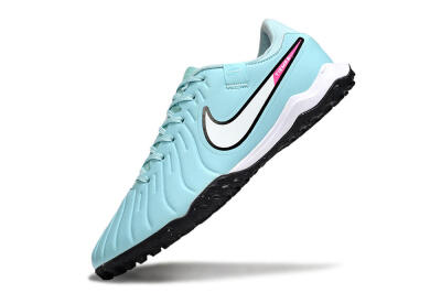 Nike Tiempo Legend 10 Pro TF Artificial Turf Soccer Shoes - Jade/White/Pink