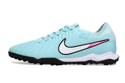 Nike Tiempo Legend 10 Pro TF Artificial Turf Soccer Shoes - Jade/White/Pink