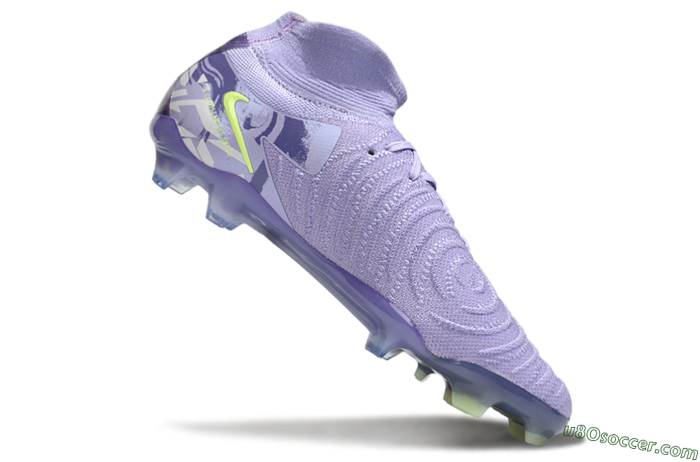 Nike Phantom Luna Elite FG Firm Ground Soccer Cleats - Purple/Yellow 4