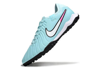 Nike Tiempo Legend 10 Academy TF Artificial Turf Soccer Shoes - Jade/White/Pink
