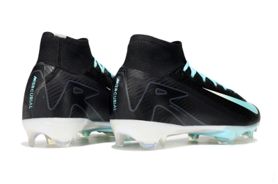 Nike Air Zoom Mercurial Superfly 10 Elite FG Firm Ground Soccer Cleats - Black/Jade