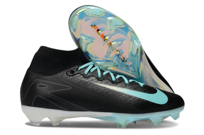 Nike Air Zoom Mercurial Superfly 10 Elite FG Firm Ground Soccer Cleats - Black/Jade