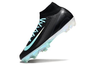 Nike Air Zoom Mercurial Superfly 10 Elite FG Firm Ground Soccer Cleats - Black/Jade