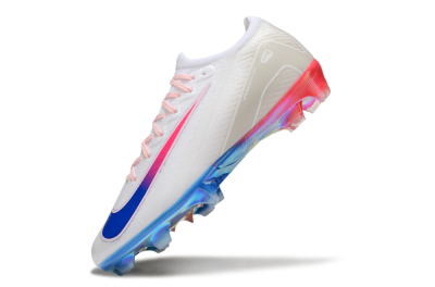 Nike Air Zoom Mercurial Vapor 16 Elite FG Firm Ground Soccer Cleats - White/Blue/Pink