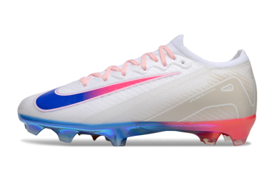 Nike Air Zoom Mercurial Vapor 16 Elite FG Firm Ground Soccer Cleats - White/Blue/Pink