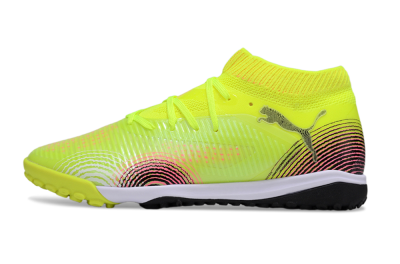 Puma Future 8 Ultimate TF Artificial Turf Soccer Shoes - Yellow/Black/Pink