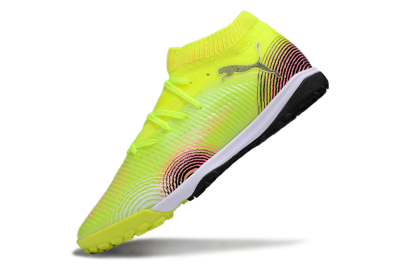 Puma Future 8 Ultimate TF Artificial Turf Soccer Shoes - Yellow/Black/Pink