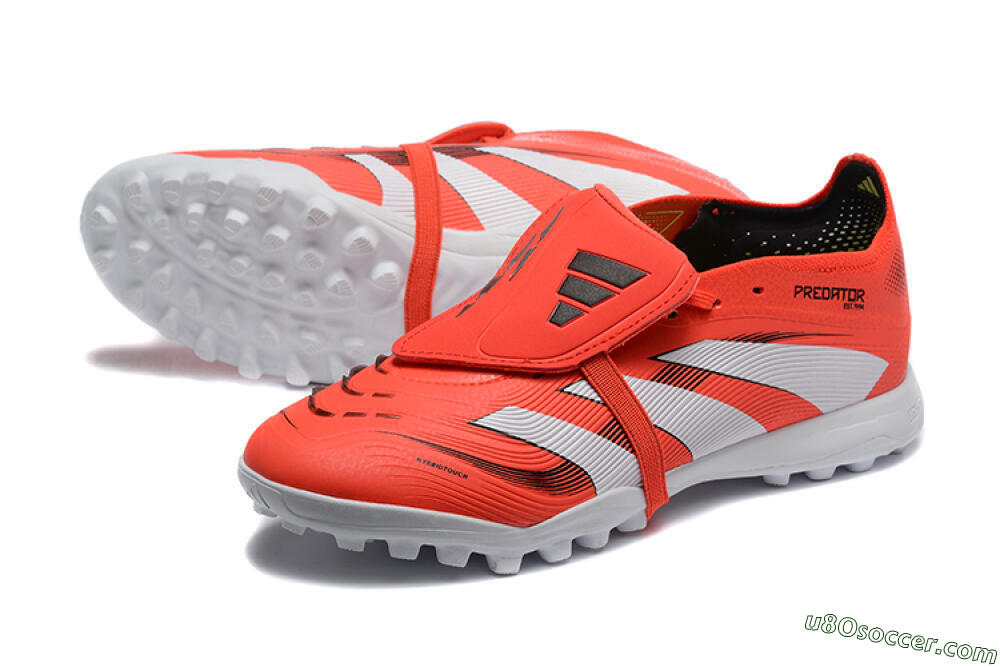Adidas Predator 25 Elite Foldover Tongue TF Artificial Turf Soccer Shoes - Red/White 3
