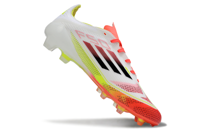Adidas F50 Elite FG Firm Ground Soccer Cleats - White/Red/Yellow