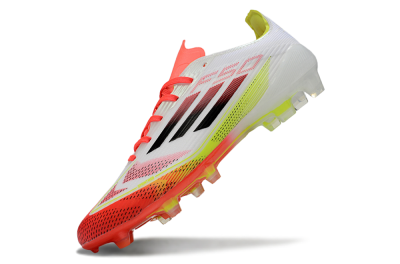 Adidas F50 Elite FG Firm Ground Soccer Cleats - White/Red/Yellow