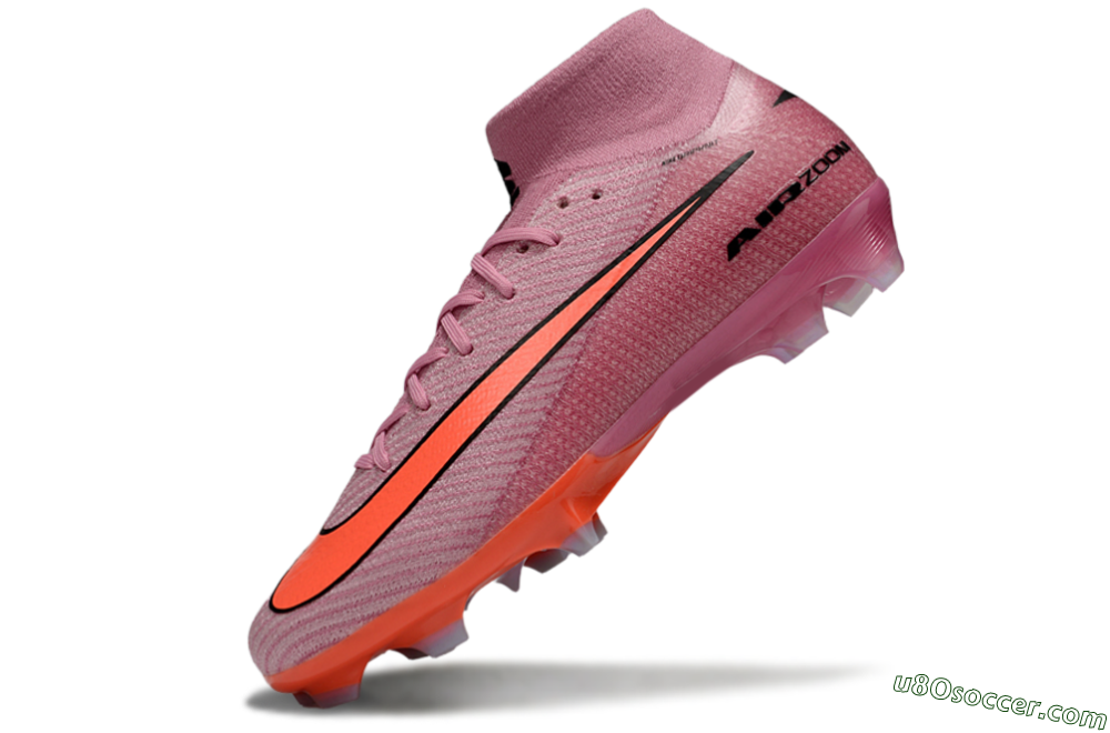 Nike Air Zoom Mercurial Superfly 9 Elite FG Firm Ground Soccer Cleats - Red/Black 5