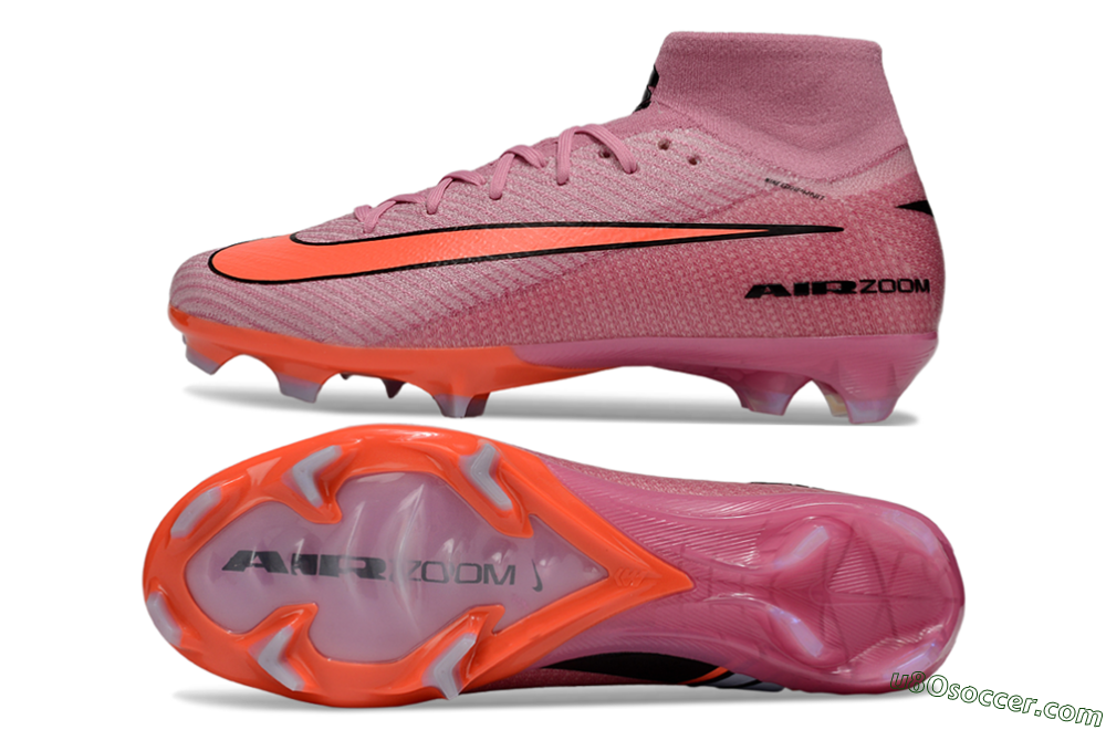 Nike Air Zoom Mercurial Superfly 9 Elite FG Firm Ground Soccer Cleats - Red/Black 0