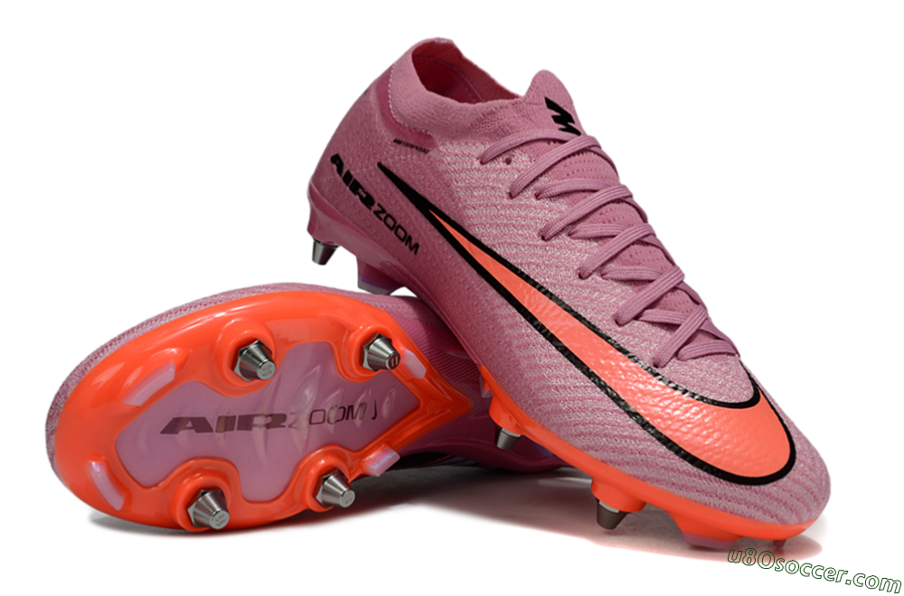 Nike Air Zoom Mercurial Vapor 15 Elite SG Soft Ground Soccer Cleats - Red/Black 3
