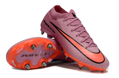 Nike Air Zoom Mercurial Vapor 15 Elite SG Soft Ground Soccer Cleats - Red/Black