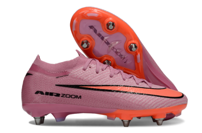 Nike Air Zoom Mercurial Vapor 15 Elite SG Soft Ground Soccer Cleats - Red/Black