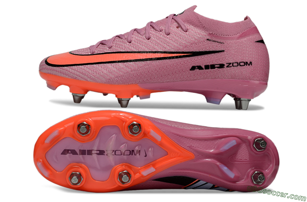 Nike Air Zoom Mercurial Vapor 15 Elite SG Soft Ground Soccer Cleats - Red/Black 0