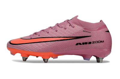 Nike Air Zoom Mercurial Vapor 15 Elite SG Soft Ground Soccer Cleats - Red/Black