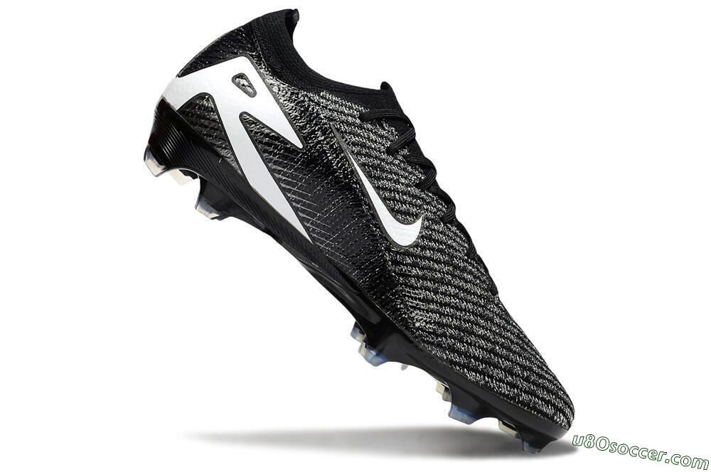 Nike Air Zoom Mercurial Vapor 16 Elite FG Firm Ground Soccer Cleats - Black/White 4