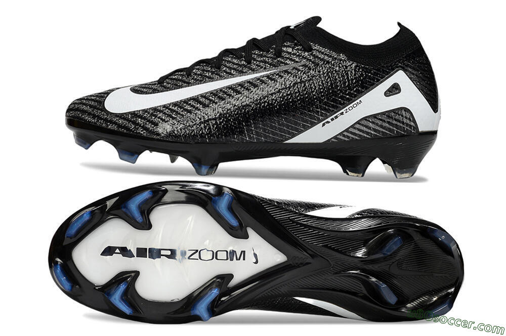 Nike Air Zoom Mercurial Vapor 16 Elite FG Firm Ground Soccer Cleats - Black/White 0