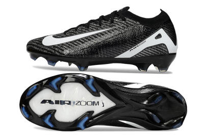 Nike Air Zoom Mercurial Vapor 16 Elite FG Firm Ground Soccer Cleats - Black/White