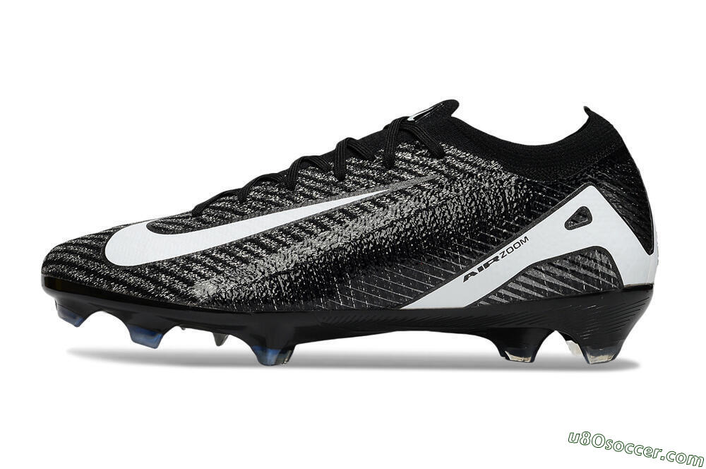 Nike Air Zoom Mercurial Vapor 16 Elite FG Firm Ground Soccer Cleats - Black/White 2