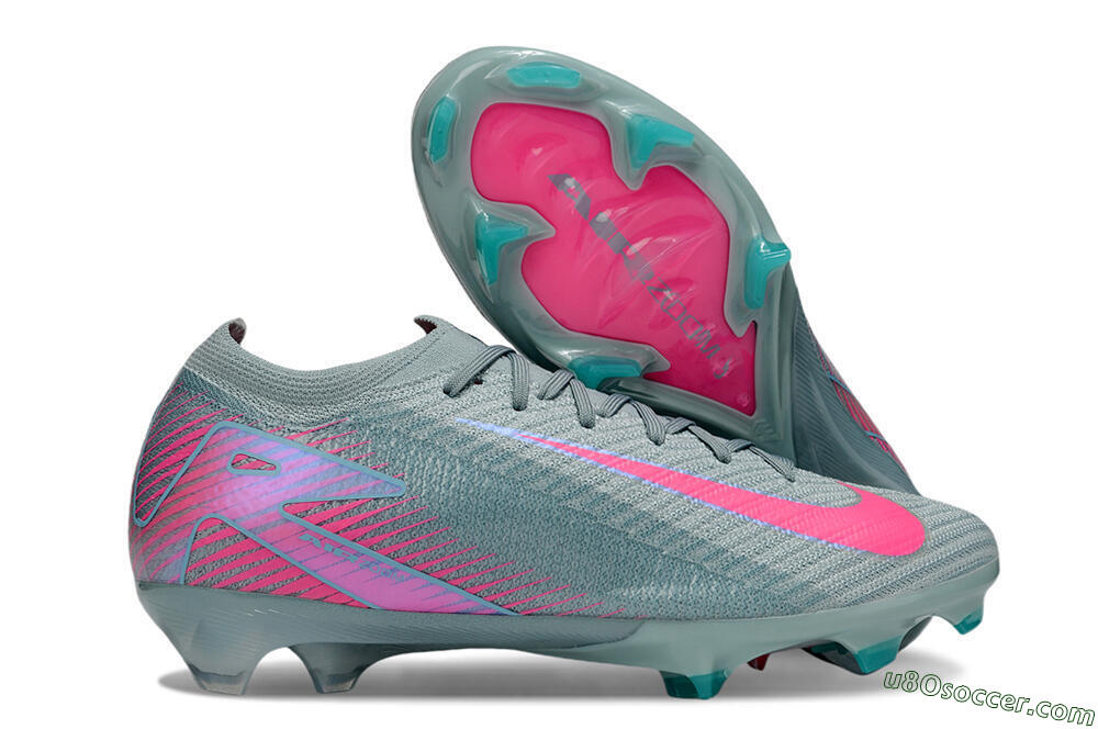 Nike Air Zoom Mercurial Vapor 16 Elite FG Firm Ground Soccer Cleats - Jade/Pink 1