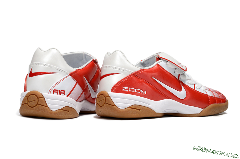 Nike Air Zoom Total 90 III IC Indoor & Futsal Soccer Shoes - White/Red 6