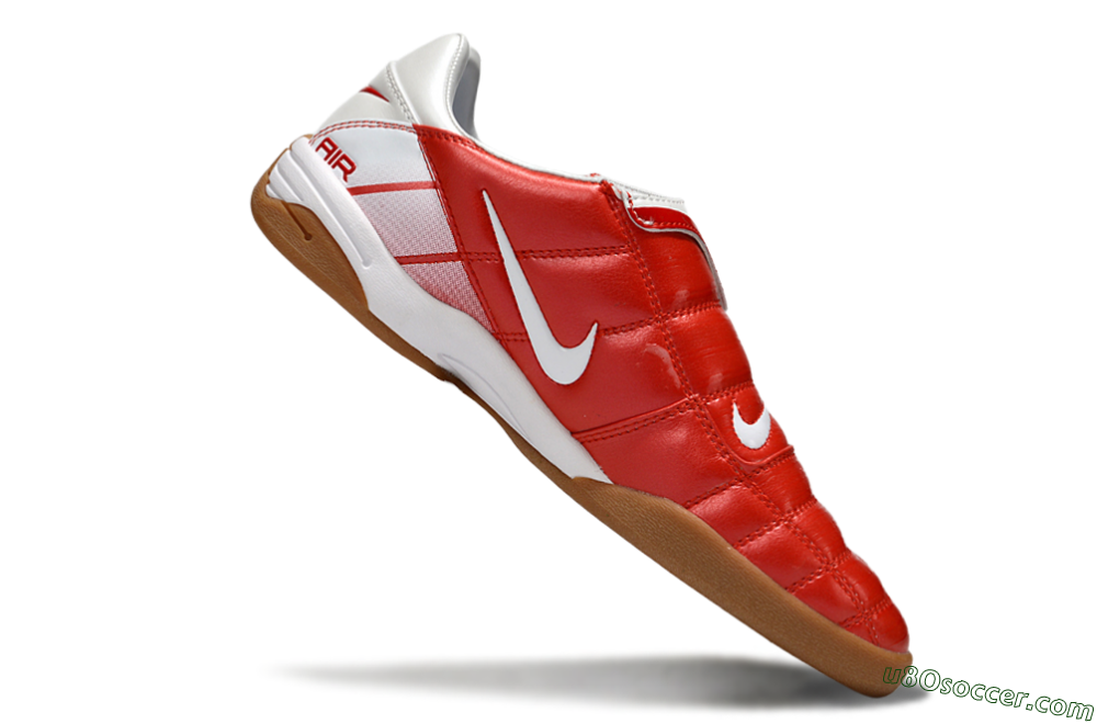 Nike Air Zoom Total 90 III IC Indoor & Futsal Soccer Shoes - White/Red 4