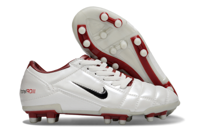 Nike Total 90 III FG Firm Ground Soccer Cleats - White/Black/Red