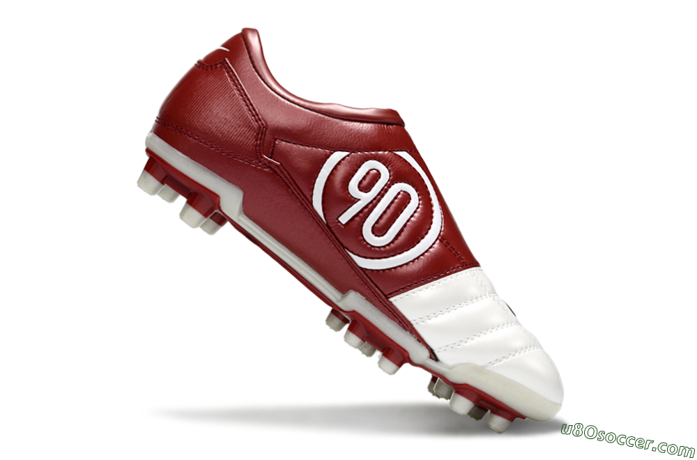 Nike Total 90 III FG Firm Ground Soccer Cleats - White/Black/Red 4