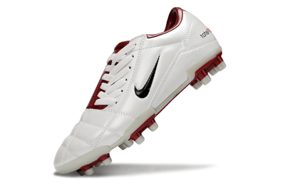Nike Total 90 III FG Firm Ground Soccer Cleats - White/Black/Red