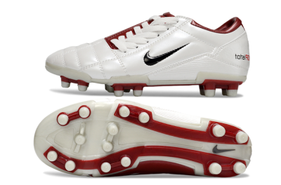 Nike Total 90 III FG Firm Ground Soccer Cleats - White/Black/Red