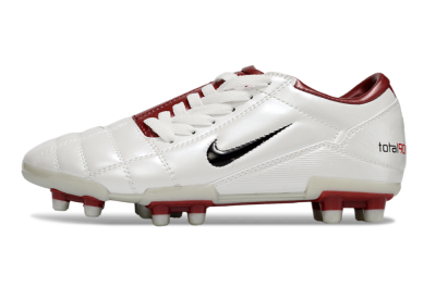 Nike Total 90 III FG Firm Ground Soccer Cleats - White/Black/Red