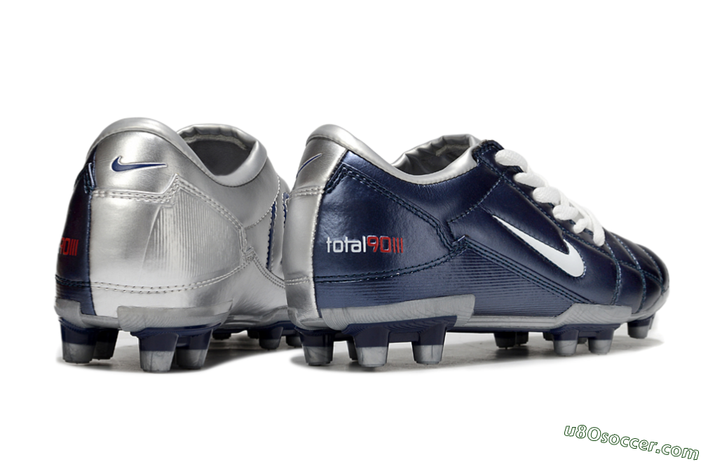 Nike Total 90 III FG Firm Ground Soccer Cleats - Blue/White 6