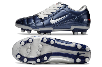 Nike Total 90 III FG Firm Ground Soccer Cleats - Blue/White