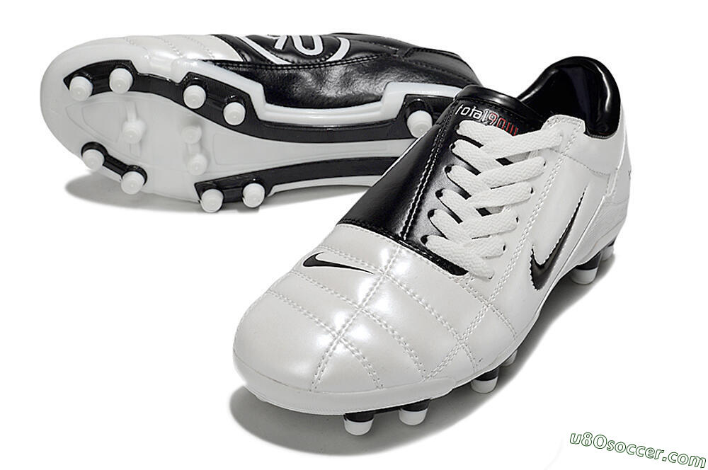 Nike Total 90 III FG Firm Ground Soccer Cleats - White/Black 3
