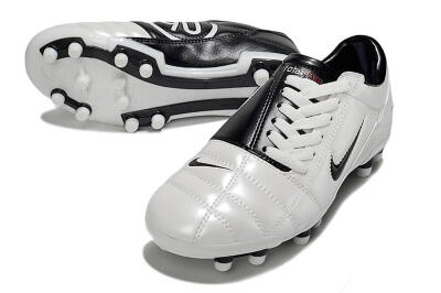 Nike Total 90 III FG Firm Ground Soccer Cleats - White/Black
