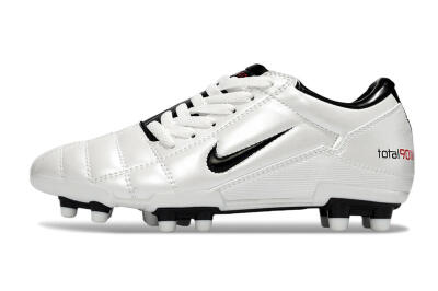 Nike Total 90 III FG Firm Ground Soccer Cleats - White/Black