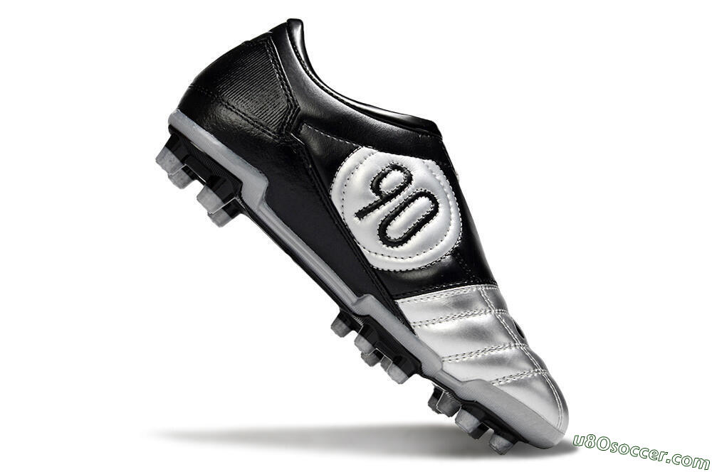 Nike Total 90 III FG Firm Ground Soccer Cleats - Silver/Black 4
