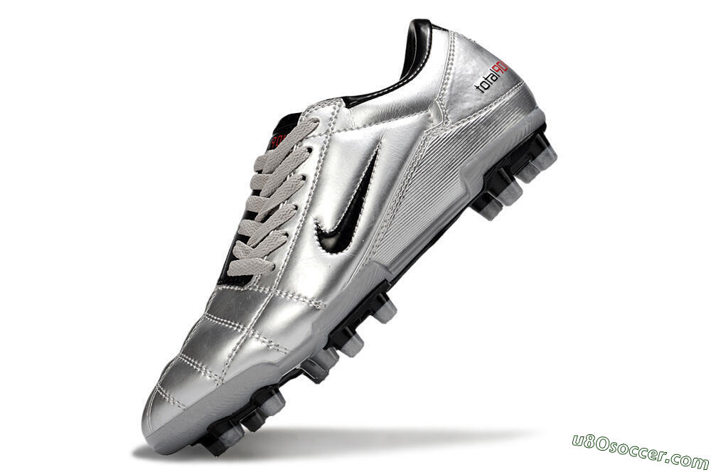 Nike Total 90 III FG Firm Ground Soccer Cleats - Silver/Black 5