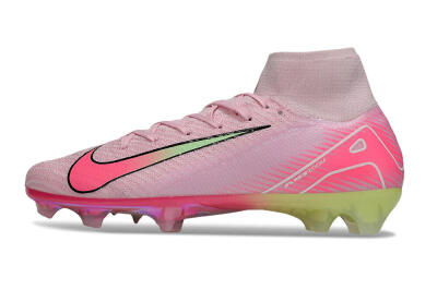 Nike Air Zoom Mercurial Superfly 10 Elite FG Firm Ground Soccer Cleats - Pink/Black/Yellow