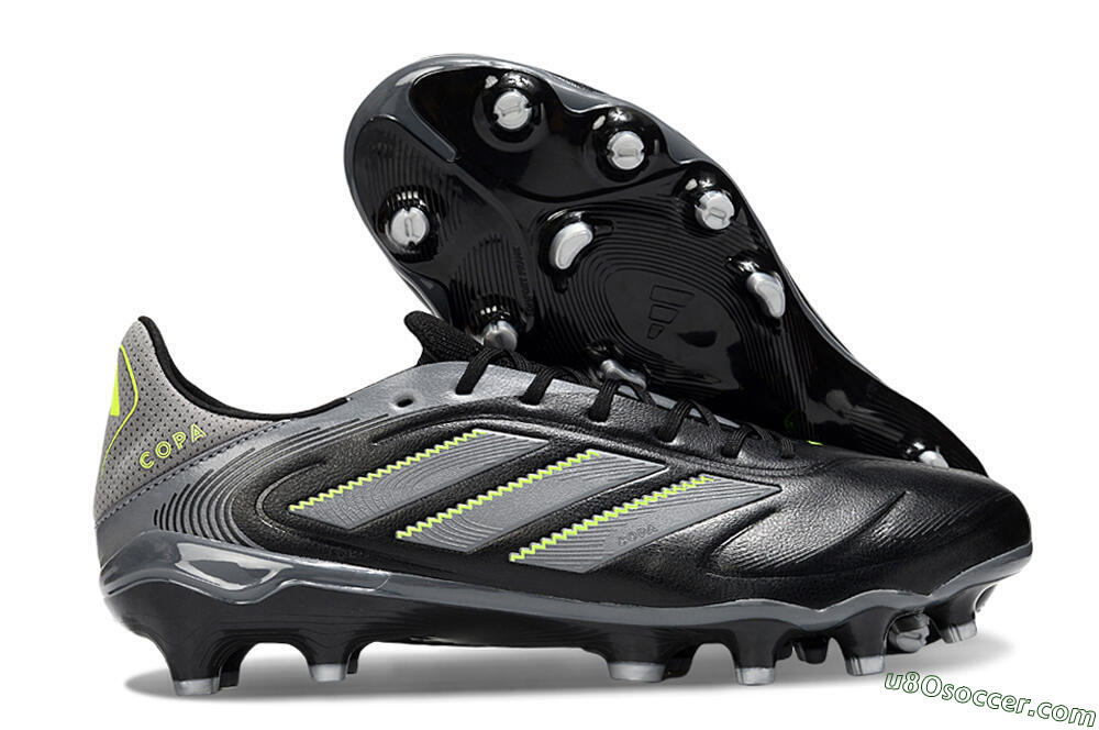 Adidas Copa Pure 3 Elite FG Firm Ground Soccer Cleats - Black/Grey/Yellow 1