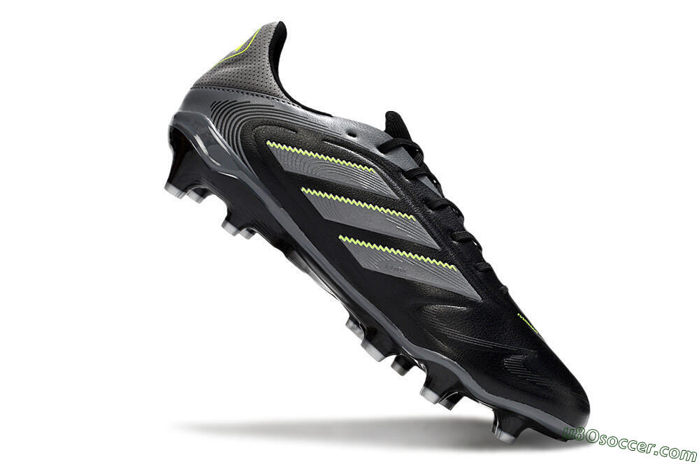 Adidas Copa Pure 3 Elite FG Firm Ground Soccer Cleats - Black/Grey/Yellow 4