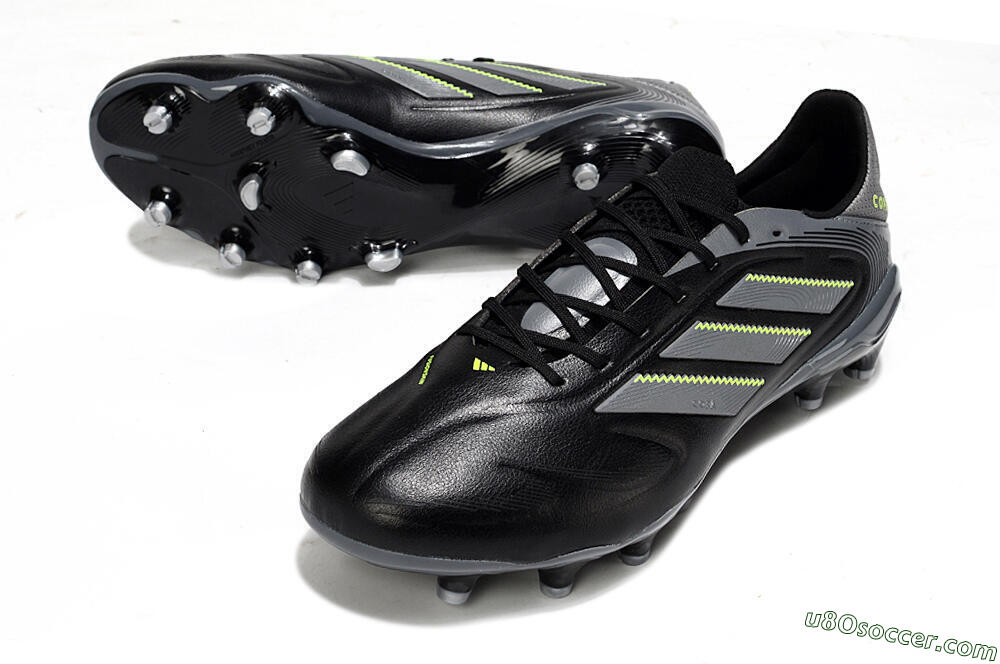 Adidas Copa Pure 3 Elite FG Firm Ground Soccer Cleats - Black/Grey/Yellow 3