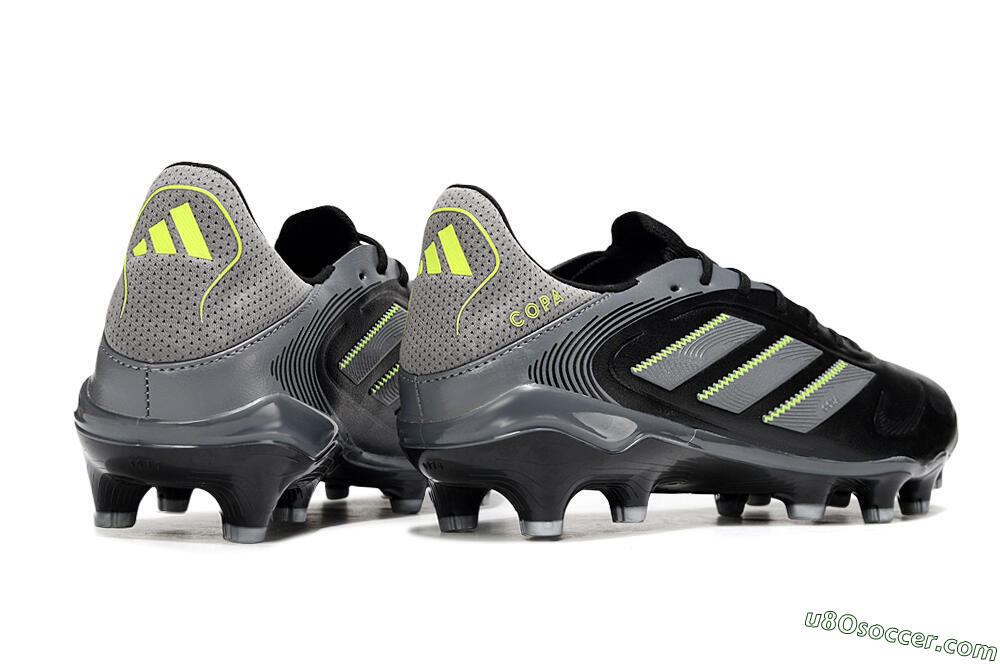 Adidas Copa Pure 3 Elite FG Firm Ground Soccer Cleats - Black/Grey/Yellow 6