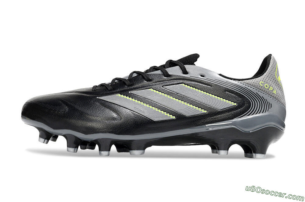 Adidas Copa Pure 3 Elite FG Firm Ground Soccer Cleats - Black/Grey/Yellow 2
